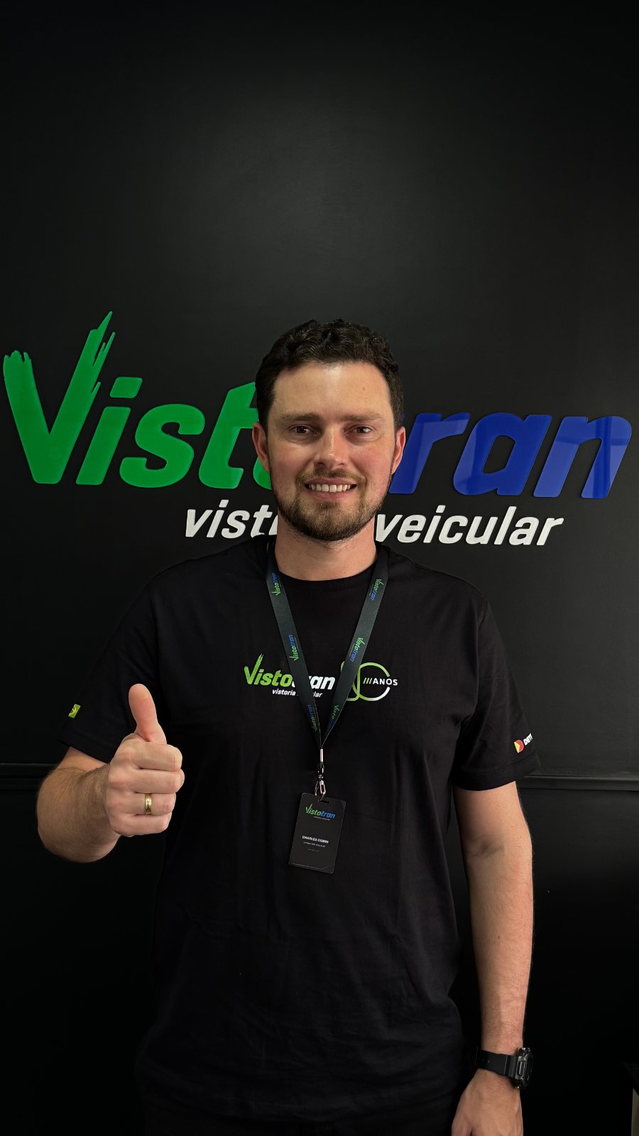 Profissional da equipe Vistotran