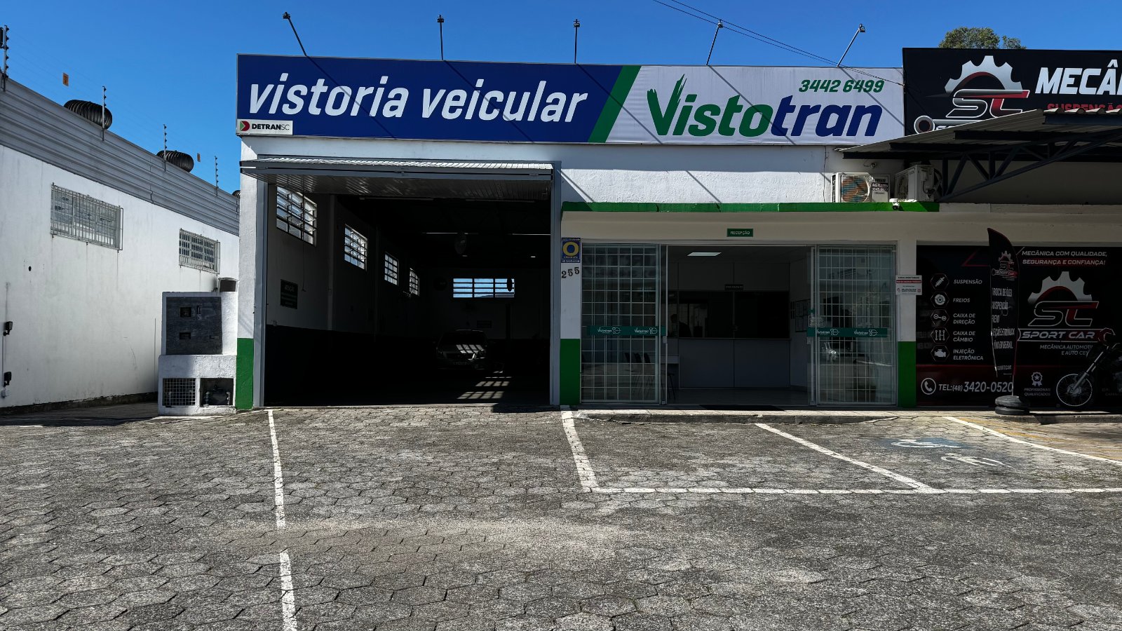 Estrutura da Vistotran em Criciúma