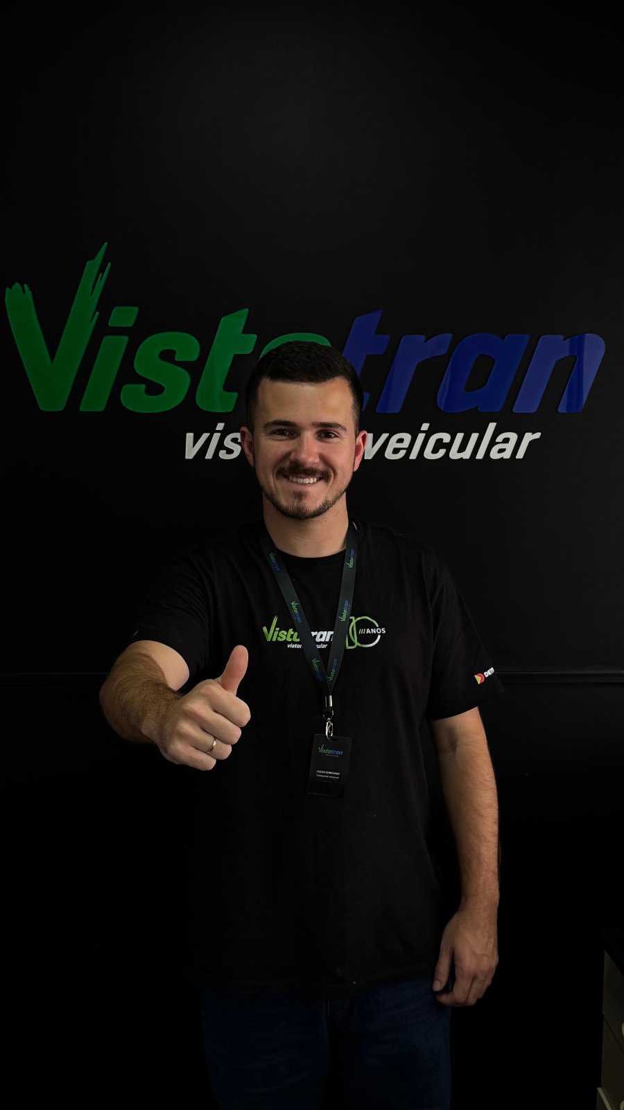 Profissional da equipe Vistotran